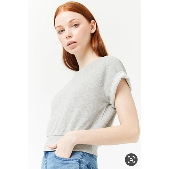 Forever 21 Tops - 🐨NWT🐨Forever 21 French Terry Knit Top